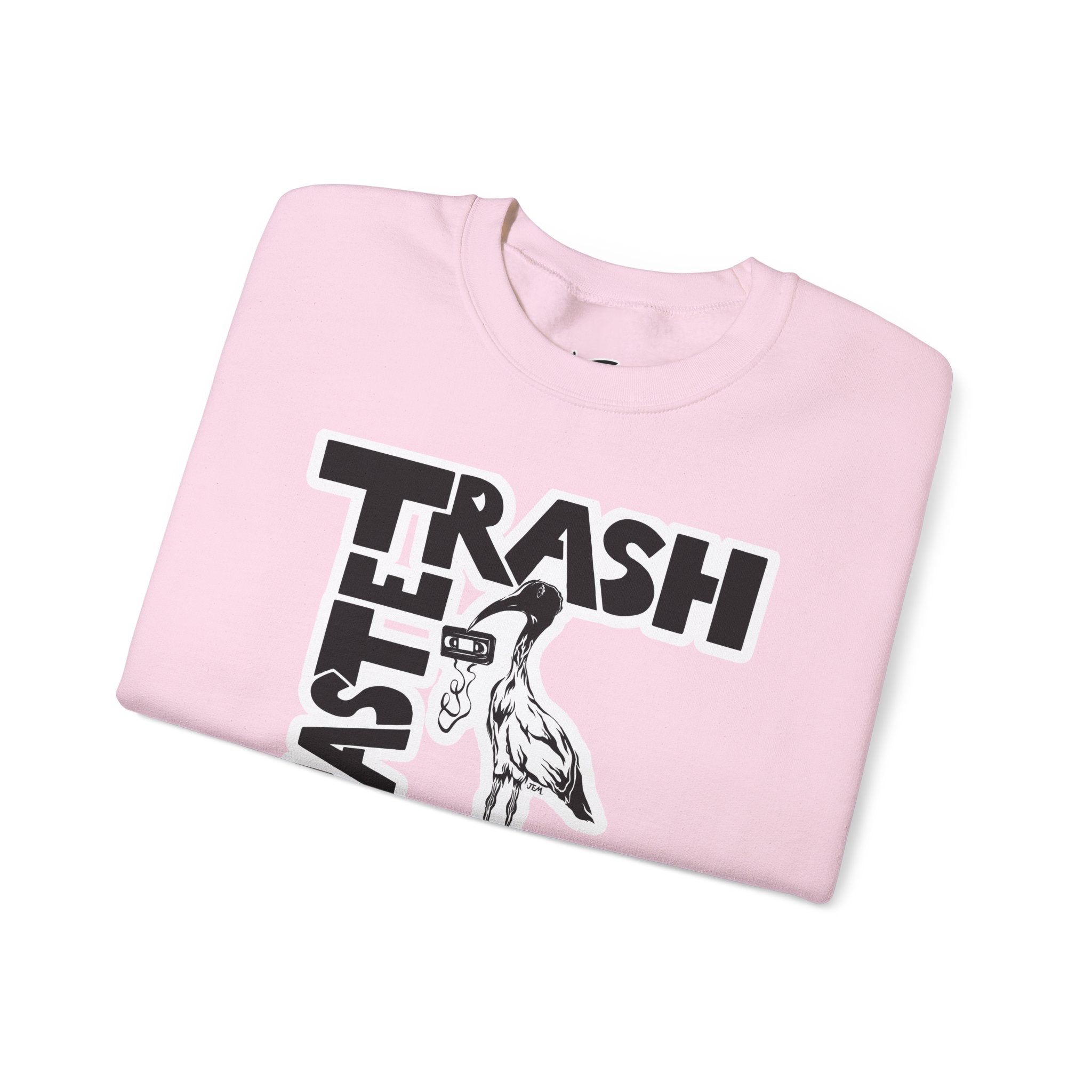 TRASH TASTE IN EVERYTHING - Unisex Heavy Blend™ Crewneck Long Sleeve