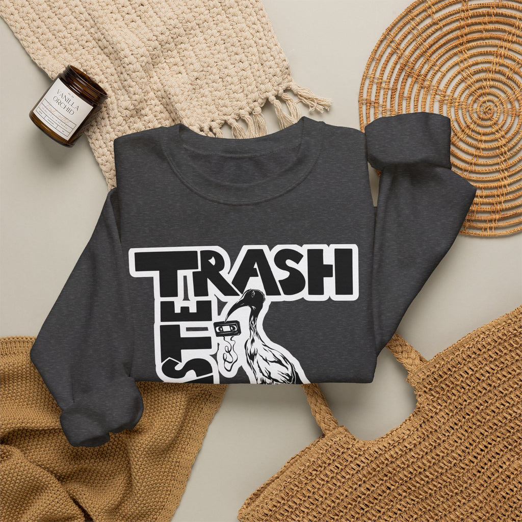 TRASH TASTE IN EVERYTHING - Unisex Heavy Blend™ Crewneck Long Sleeve