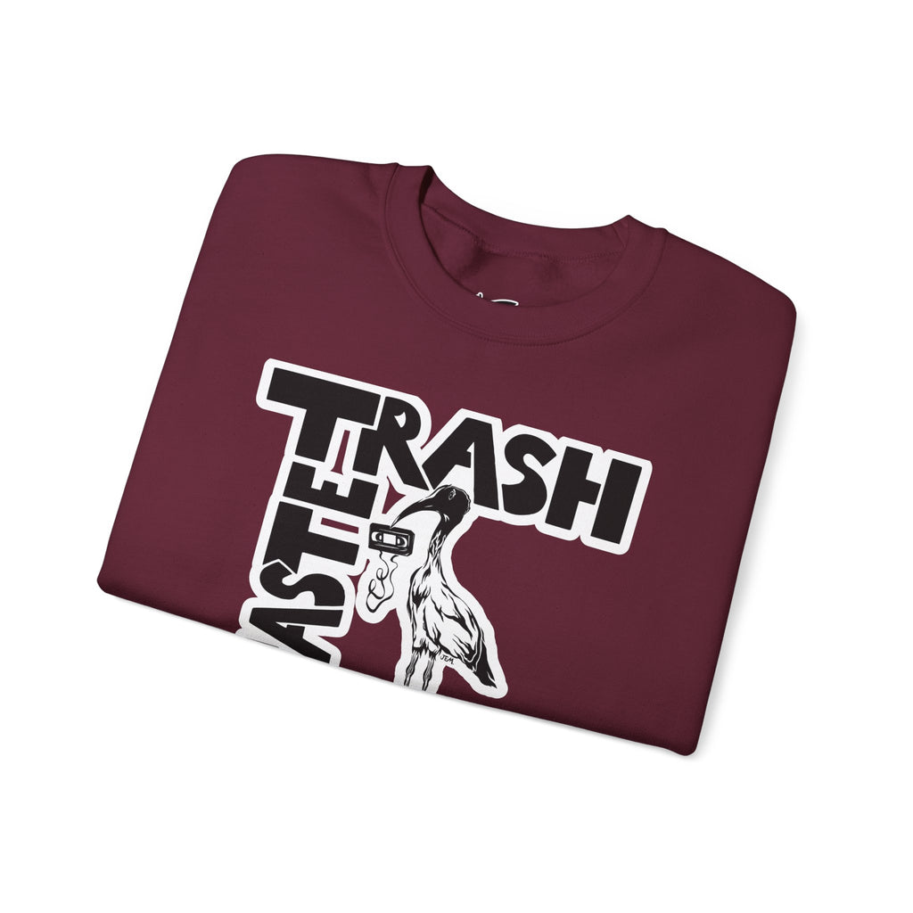 TRASH TASTE IN EVERYTHING - Unisex Heavy Blend™ Crewneck Long Sleeve