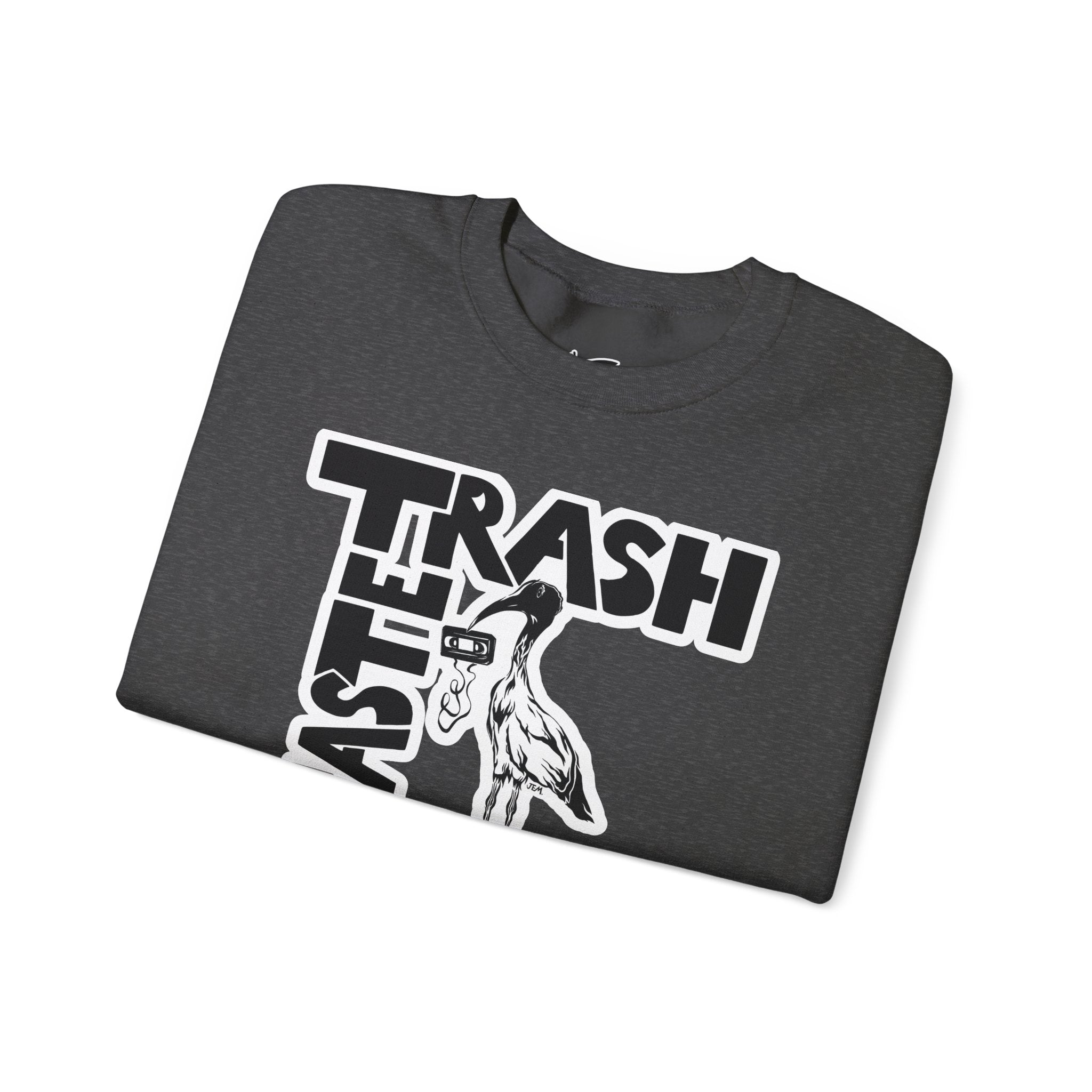 TRASH TASTE IN EVERYTHING - Unisex Heavy Blend™ Crewneck Long Sleeve